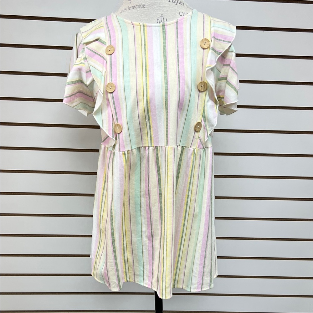 Ces Femme Pastel Striped top/tunic